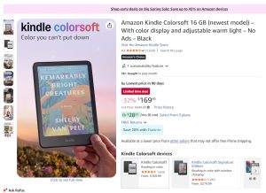 Kindle Colorsoft Sale