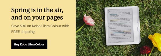 Kobo Libra Colour Spring Sale