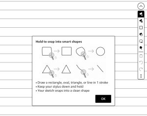 Kindle Scribe Smart Shapes