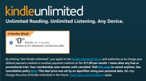 Kindle Unlimited Deal