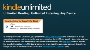 Kindle Unlimited Deal