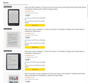 Kobo Price Increase