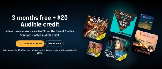 Audible Free Deal