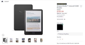 Kindle Paperwhite SE Black Friday Sale
