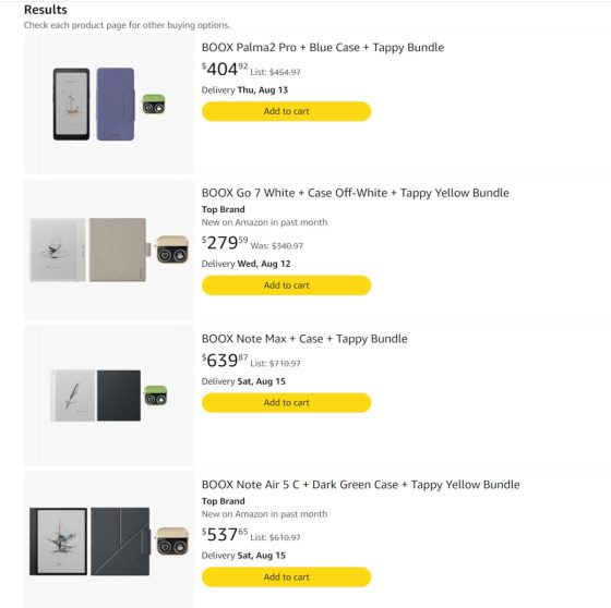 Boox Bundle Deals