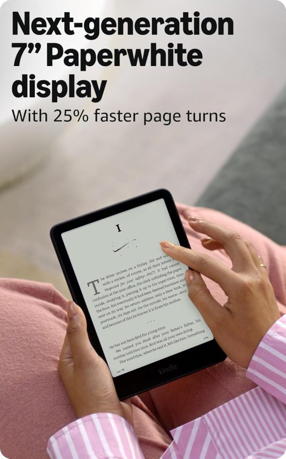 Kindle Page Turn Speed Claim