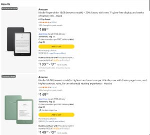 Kindle Price Increase
