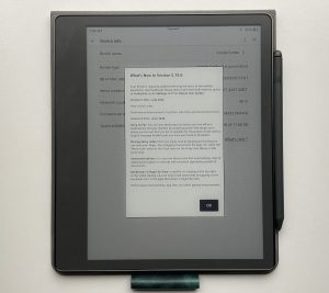 Kindle Update