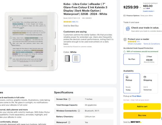 Kobo Best Buy