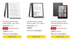 Like New Kindle Sale