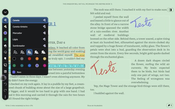 Kindle Android App Notes