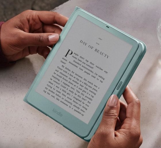 Kindle Cover Page Buttons