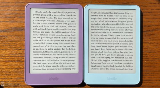 Kindle Ube vs Alpine Sky Aluminum